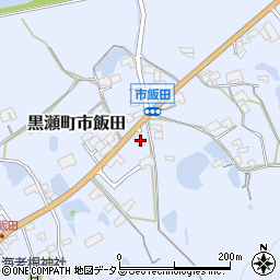 広島県東広島市黒瀬町市飯田1074周辺の地図