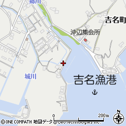 広島県竹原市吉名町13周辺の地図