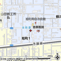 香川県坂出市旭町1丁目1-30周辺の地図
