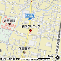 香川県高松市三条町309周辺の地図