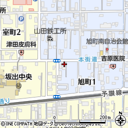 香川県坂出市旭町1丁目1-17周辺の地図