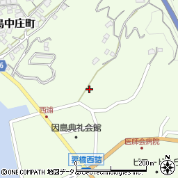 広島県尾道市因島中庄町2397周辺の地図