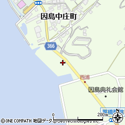 広島県尾道市因島中庄町2098-5周辺の地図