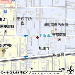 香川県坂出市旭町1丁目1-22周辺の地図