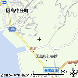 広島県尾道市因島中庄町2283周辺の地図