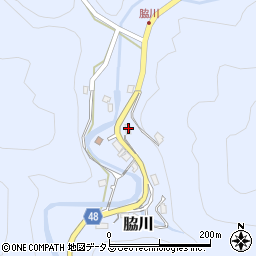 奈良県吉野郡黒滝村脇川329周辺の地図