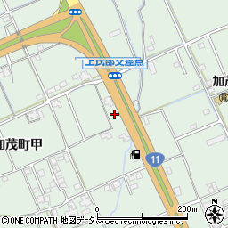 香川県坂出市加茂町甲542周辺の地図