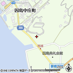 広島県尾道市因島中庄町2311周辺の地図