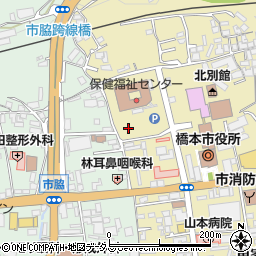 橋本市立社会福祉施設包括介護支援　センター周辺の地図
