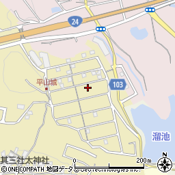 和歌山県橋本市高野口町応其443-87周辺の地図