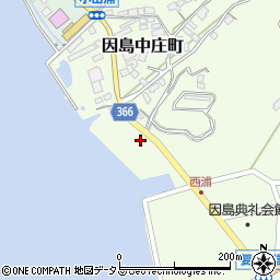 広島県尾道市因島中庄町2099-4周辺の地図