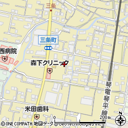 香川県高松市三条町304周辺の地図