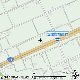 香川県坂出市加茂町甲276周辺の地図