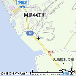 広島県尾道市因島中庄町2305周辺の地図