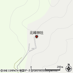 北峰神社周辺の地図