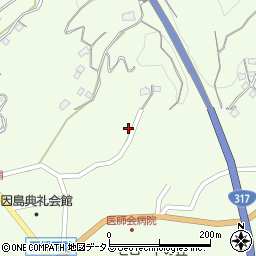 広島県尾道市因島中庄町2374周辺の地図