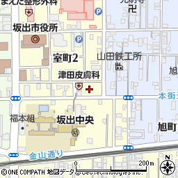 香川県坂出市室町2丁目5周辺の地図