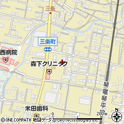 香川県高松市三条町303周辺の地図