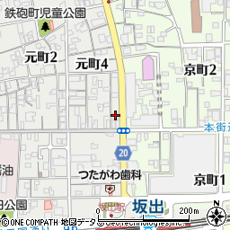 吉本鮮魚店周辺の地図