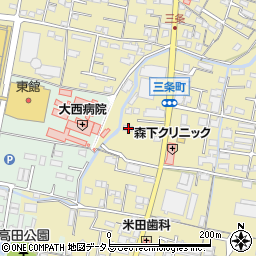 香川県高松市三条町58周辺の地図