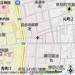 香川県坂出市本町周辺の地図