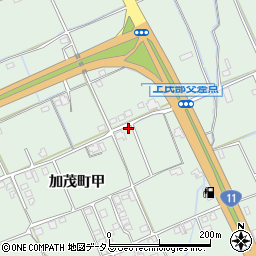 香川県坂出市加茂町甲548-2周辺の地図