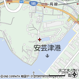 広島県東広島市安芸津町木谷390周辺の地図