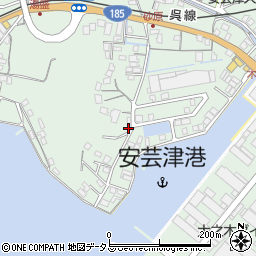 広島県東広島市安芸津町木谷332-8周辺の地図