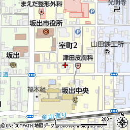 香川県坂出市室町2丁目周辺の地図