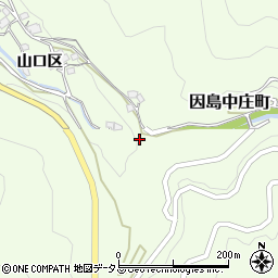 広島県尾道市因島中庄町山口区1076周辺の地図