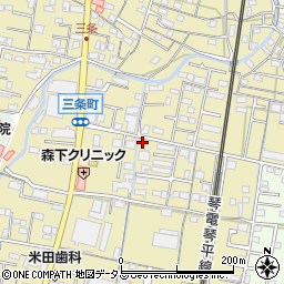 香川県高松市三条町301周辺の地図