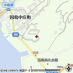 広島県尾道市因島中庄町2281-7周辺の地図