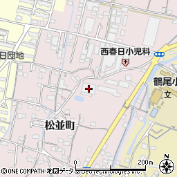 香川県高松市松並町639-1周辺の地図