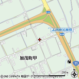 香川県坂出市加茂町甲579-3周辺の地図