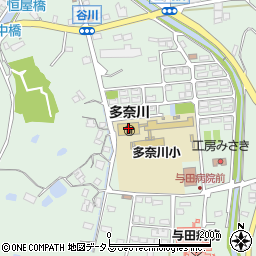 多奈川周辺の地図