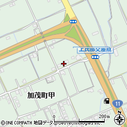 香川県坂出市加茂町甲580周辺の地図