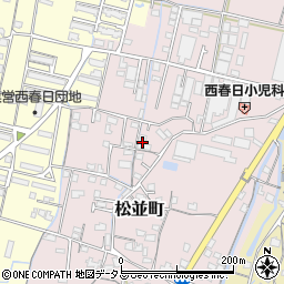 香川県高松市松並町617-2周辺の地図