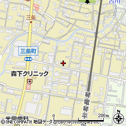 香川県高松市三条町323-1周辺の地図