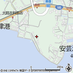 広島県東広島市安芸津町木谷91-8周辺の地図