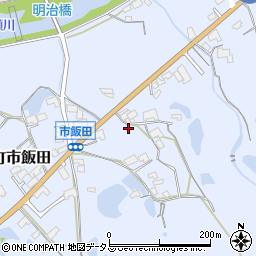 広島県東広島市黒瀬町市飯田1291周辺の地図
