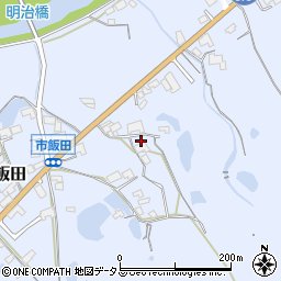 広島県東広島市黒瀬町市飯田1308周辺の地図
