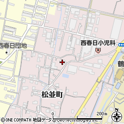香川県高松市松並町617-8周辺の地図