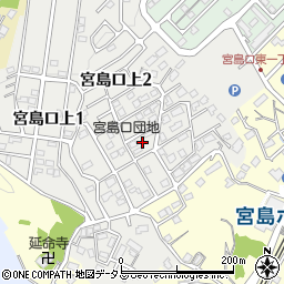 広島県廿日市市宮島口上2丁目8周辺の地図