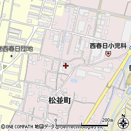香川県高松市松並町619-3周辺の地図