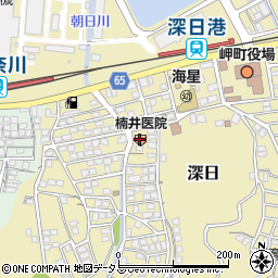 楠井医院周辺の地図