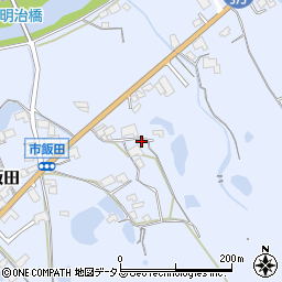 広島県東広島市黒瀬町市飯田1301周辺の地図