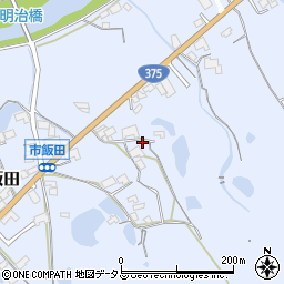 広島県東広島市黒瀬町市飯田1301-1周辺の地図