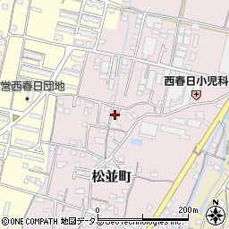 香川県高松市松並町619-16周辺の地図