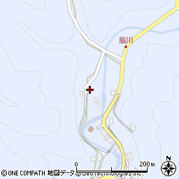 奈良県吉野郡黒滝村脇川78周辺の地図