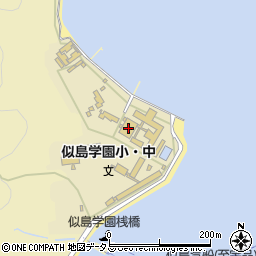 広島市立似島学園小中学校周辺の地図